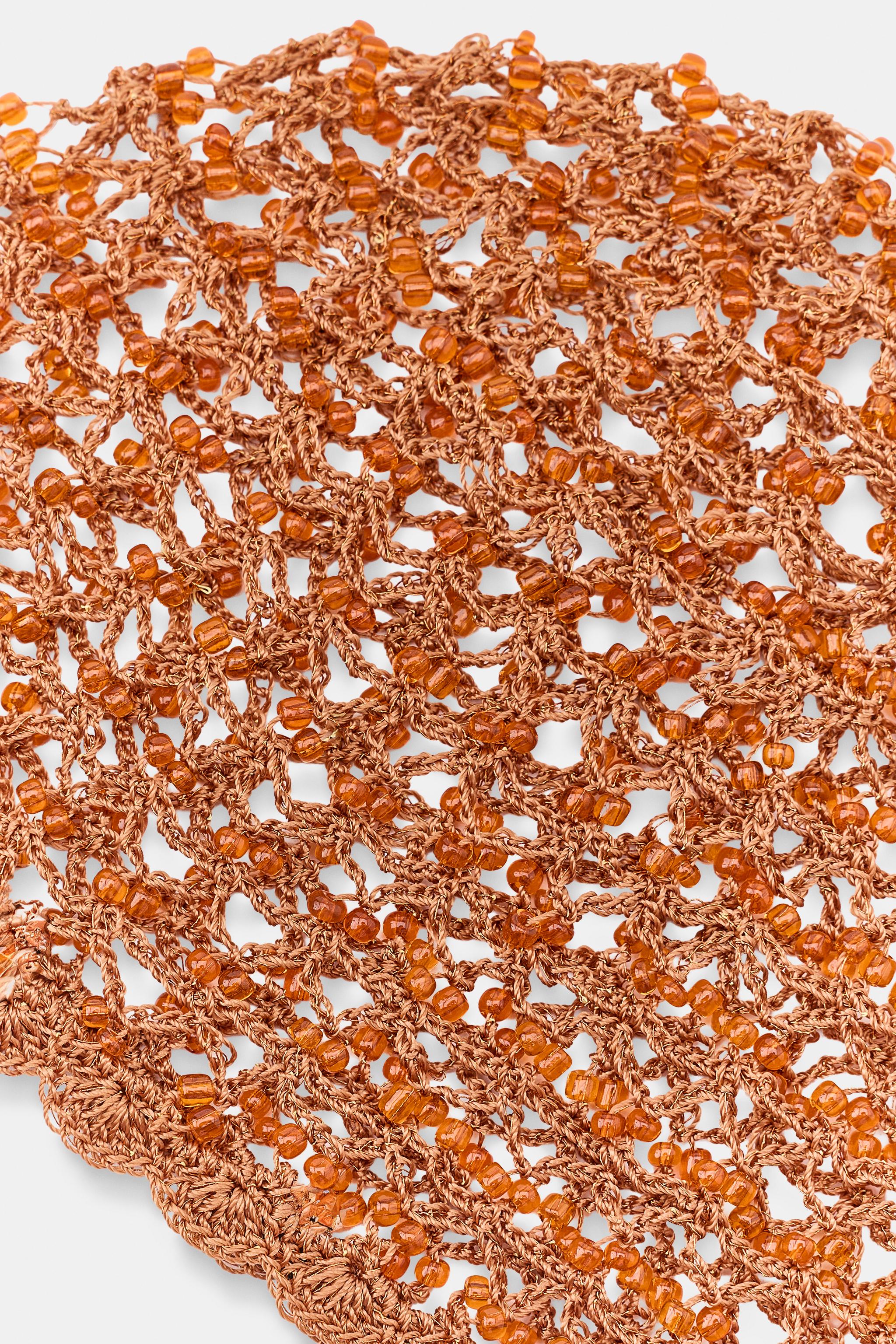 CROCHET BEADED CAP